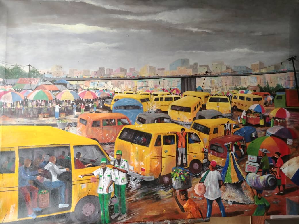 Lagos life artwork